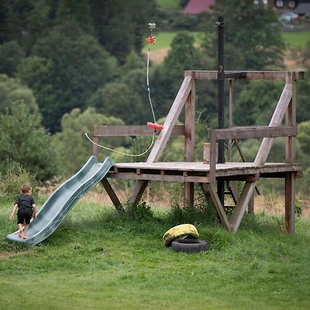 Polanka Beskid Niski Cute Cabin With Spectacular Views Hanczowa Екстер'єр фото