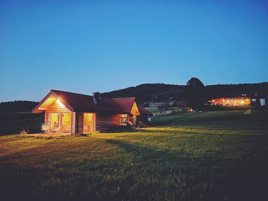 Polanka Beskid Niski Cute Cabin With Spectacular Views Hanczowa Екстер'єр фото