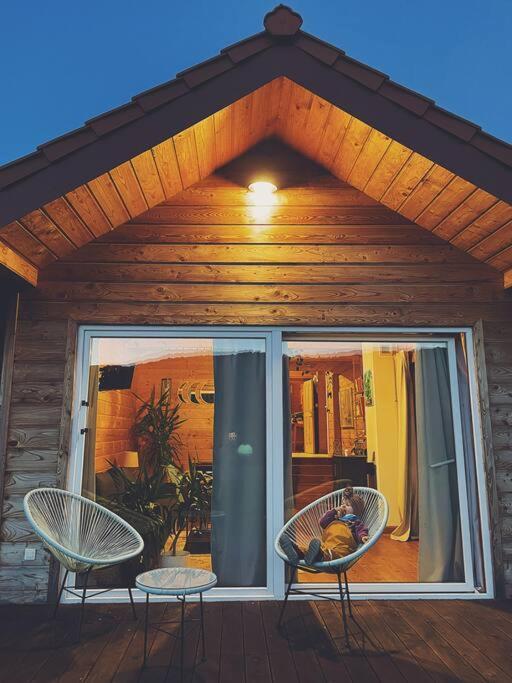 Polanka Beskid Niski Cute Cabin With Spectacular Views Hanczowa Екстер'єр фото