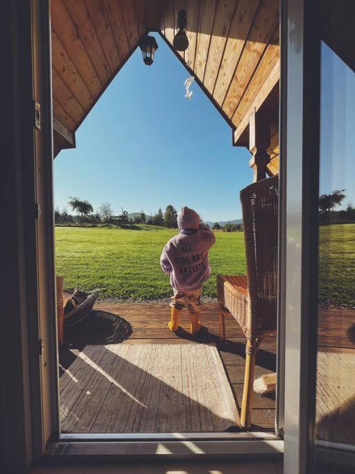 Polanka Beskid Niski Cute Cabin With Spectacular Views Hanczowa Екстер'єр фото