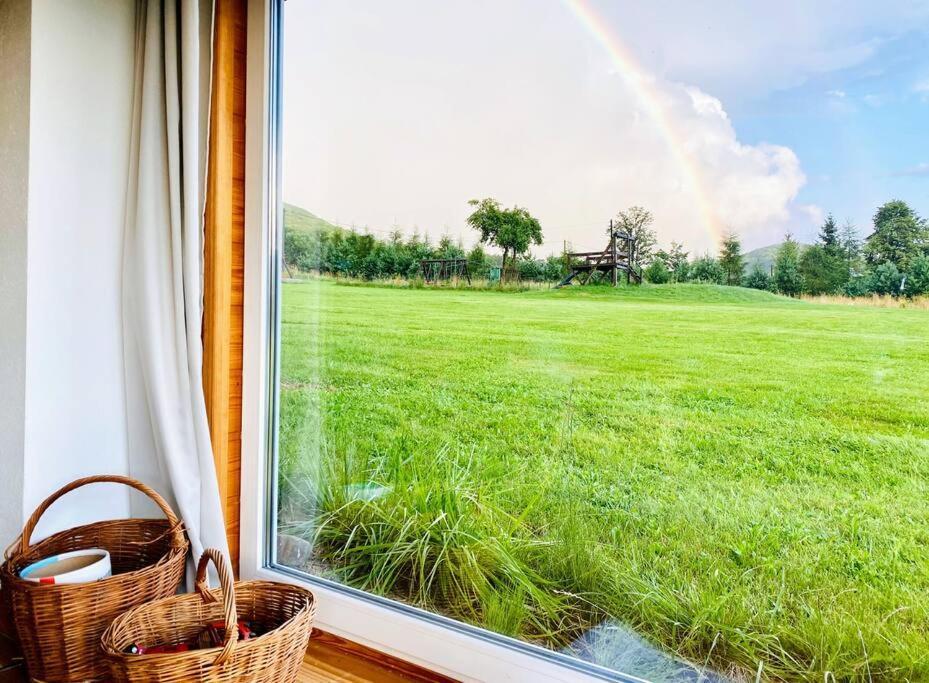 Polanka Beskid Niski Cute Cabin With Spectacular Views Hanczowa Екстер'єр фото
